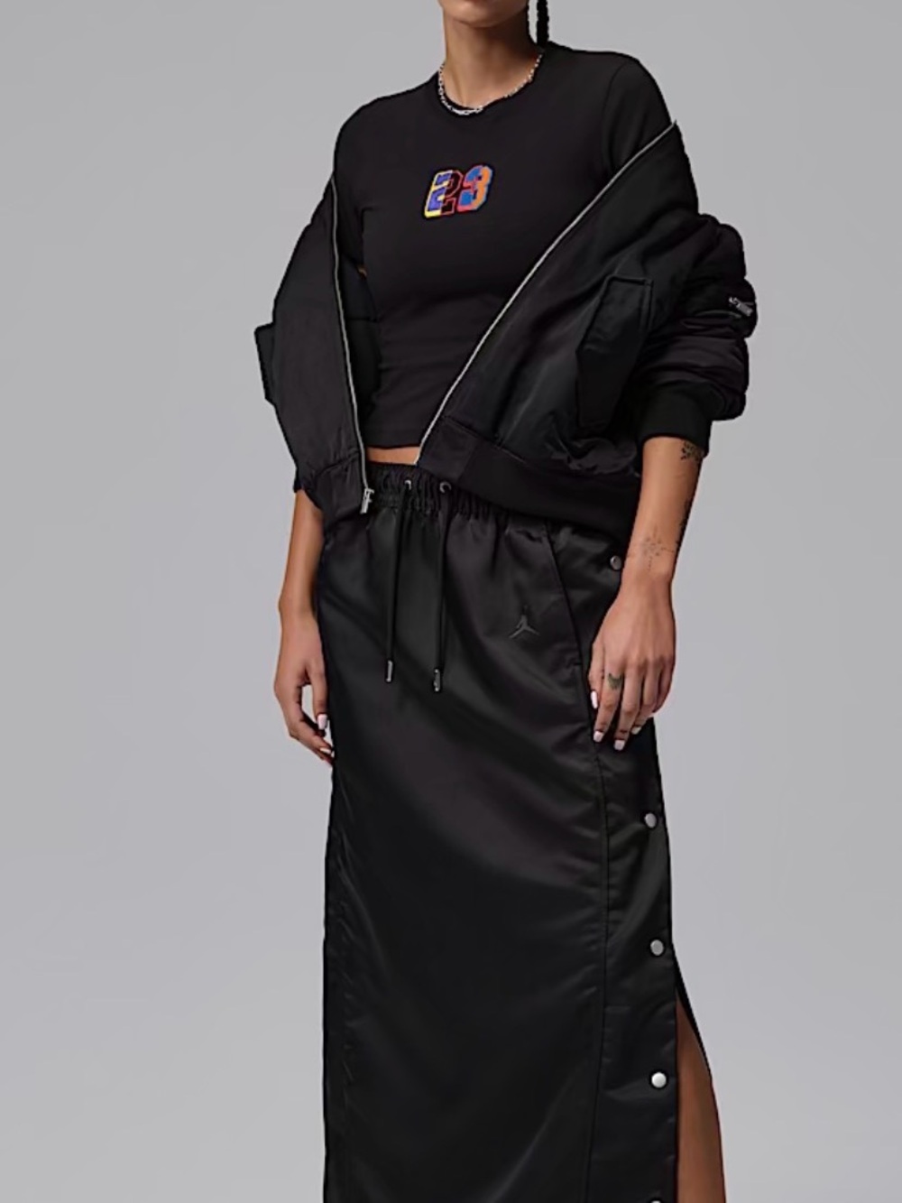 Nike Jordon Flight Club Black Skirt